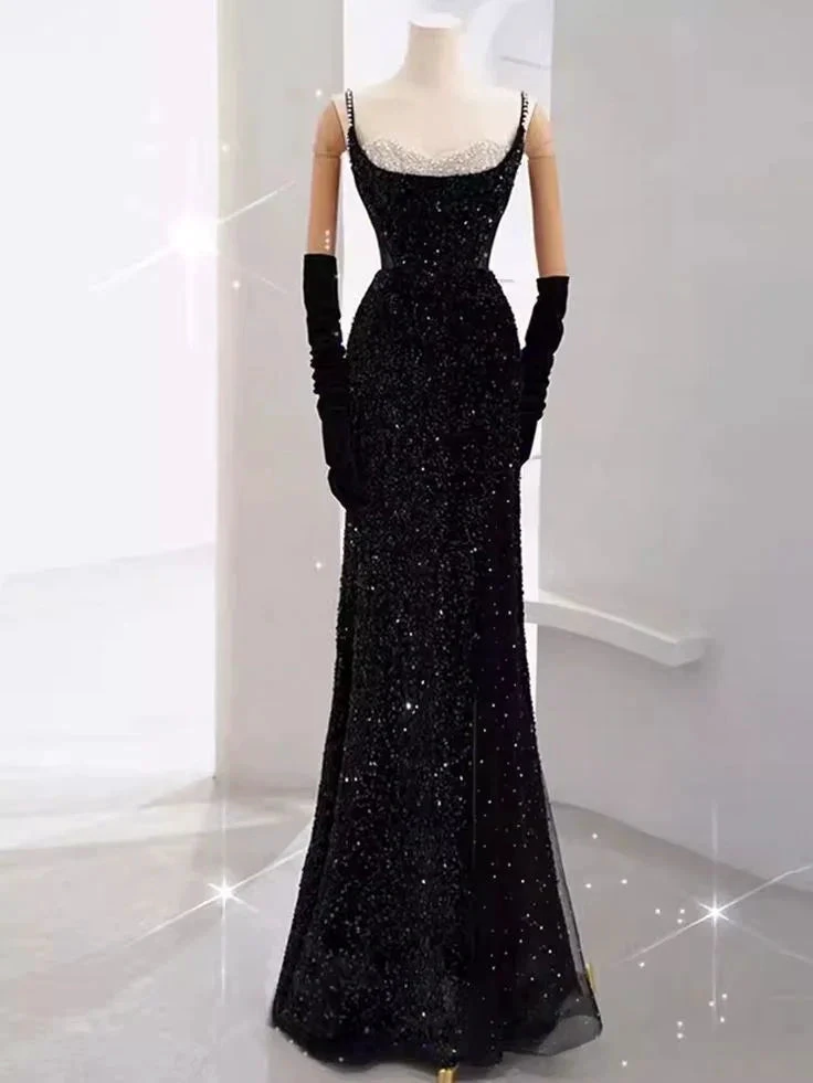 Mermaid Long Prom Dress New Arrival Sexy Slit Evening Dress Y6660