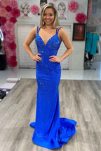 Mermaid Yellow Long Prom Dresses Backless Yellow Prom Dresses Formal Evening Dresses Y1562
