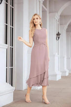 Sunnderly Two-Piece A-line Mother of The Bride Dress Formal Party Gown Dress SY28072