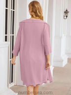 Sunnderly Mother of The Bride Dresses Prom Dress Casual Pleated Dress  SY28065