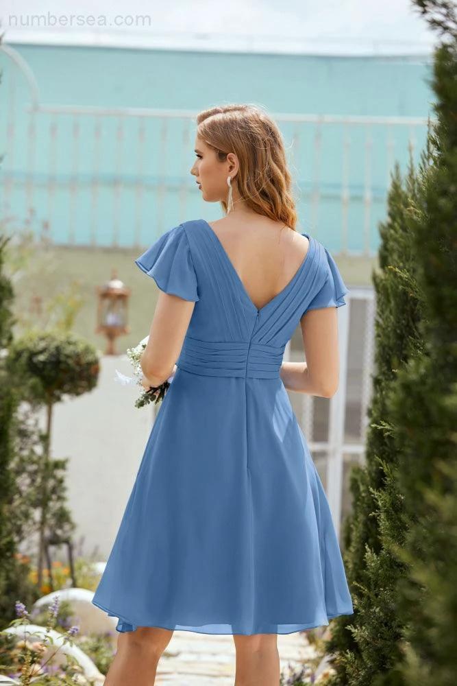 Knee Length Homecoming Dresses Formal Cocktail Prom Gown 28013