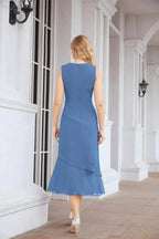Sunnderly Two-Piece A-line Mother of The Bride Dress Formal Party Gown Dress SY28072