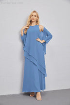 Mother of Bride Dresses with Open Front Lightweight Cardigan Formal Prom Gown  28081
