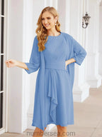 Sunnderly Mother of The Bride Dresses Prom Dress Casual Pleated Dress  SY28065