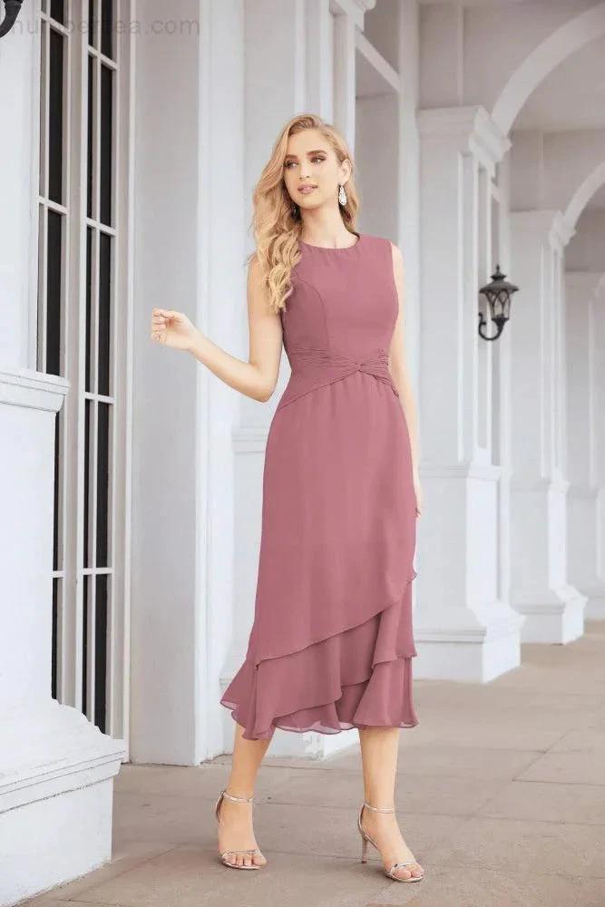 Sunnderly Two-Piece A-line Mother of The Bride Dress Formal Party Gown Dress SY28072