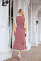 Sunnderly Two-Piece A-line Mother of The Bride Dress Formal Party Gown Dress SY28072