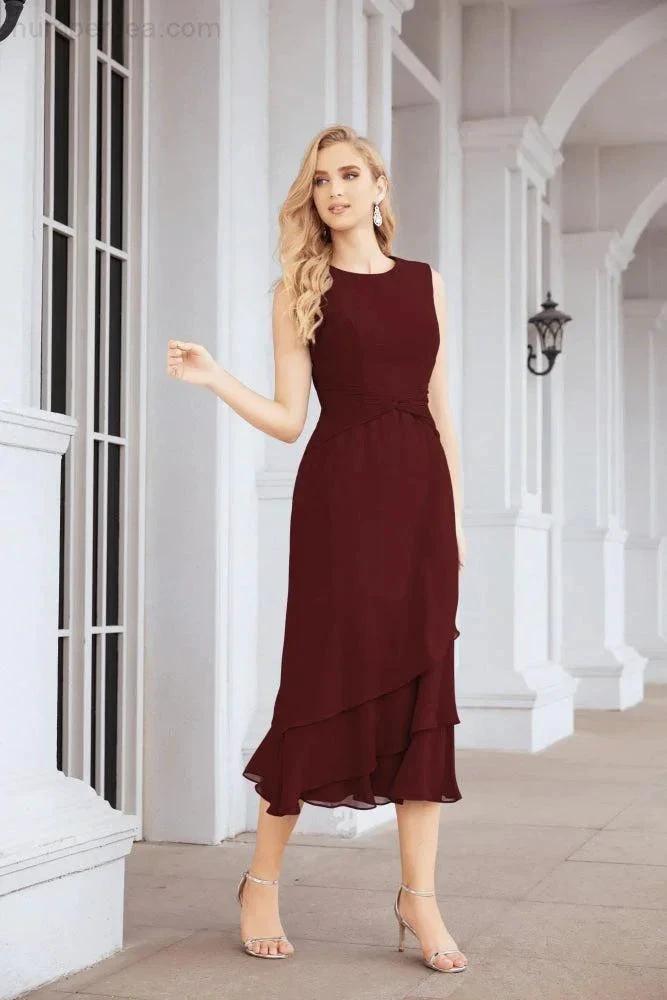 Sunnderly Two-Piece A-line Mother of The Bride Dress Formal Party Gown Dress SY28072