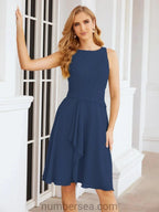 Sunnderly Mother of The Bride Dresses Prom Dress Casual Pleated Dress  SY28065
