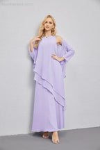 Mother of Bride Dresses with Open Front Lightweight Cardigan Formal Prom Gown  28081
