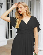 Numbersea Bridesmaid Dresses Backless Formal Prom Gowns for Evening Party Mother of The Bride Dress 28040