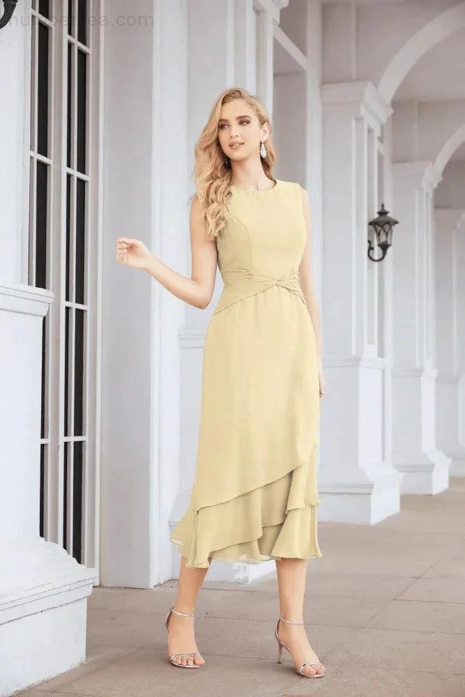 Sunnderly Two-Piece A-line Mother of The Bride Dress Formal Party Gown Dress SY28072
