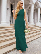 Numbersea Bridesmaid Dresses for Wedding Ruffles Long Formal Prom Gowns 28039
