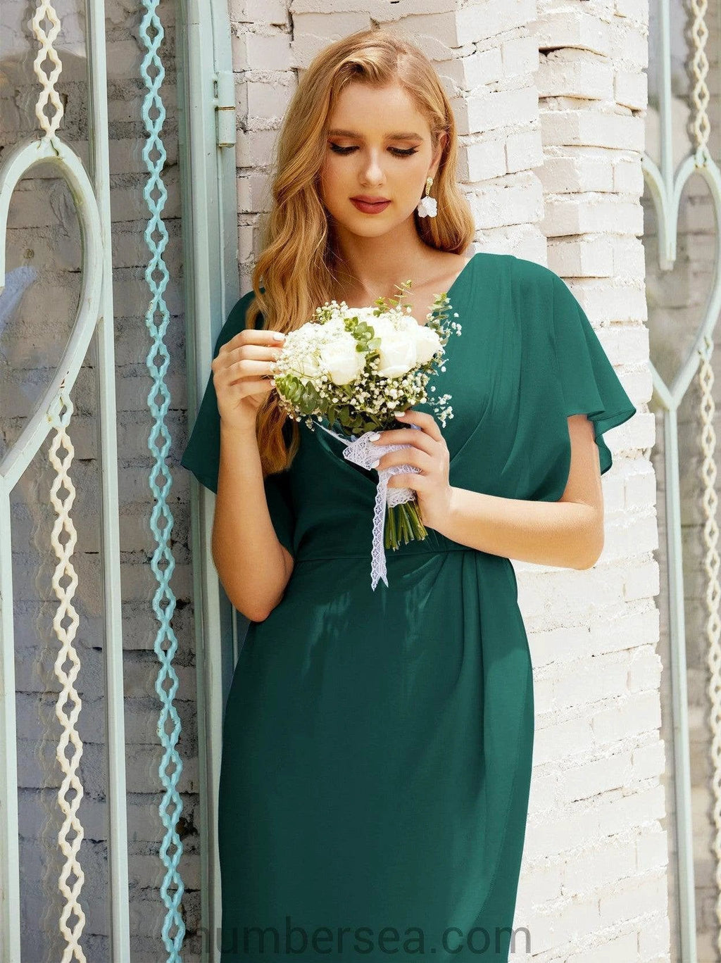 Homecoming Dresses Knee Length Sleeveless Prom Gowns 28021