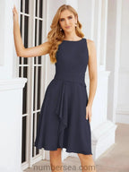 Sunnderly Mother of The Bride Dresses Prom Dress Casual Pleated Dress  SY28065