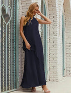 Chiffon Long Plus Size Mother of Bride Dresses Formal Bridesmaid Prom Gown SY28019