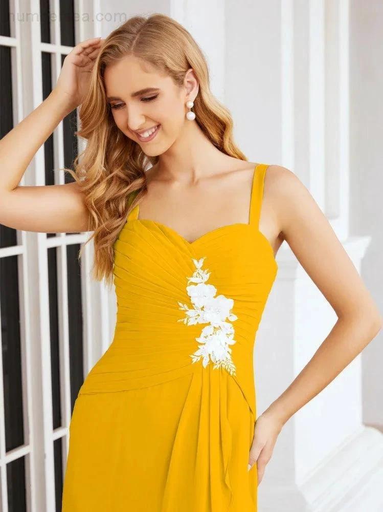 Sunnderly Mother of The Bride Groom Dresses Lace Appliques for Wedding Guest SY28066