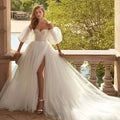 Sexy Sweetheart Wedding Dresses Strapless For Women Modern Backless Chapel Train Tulle Bride Gowns Vestidos De Novia 2022