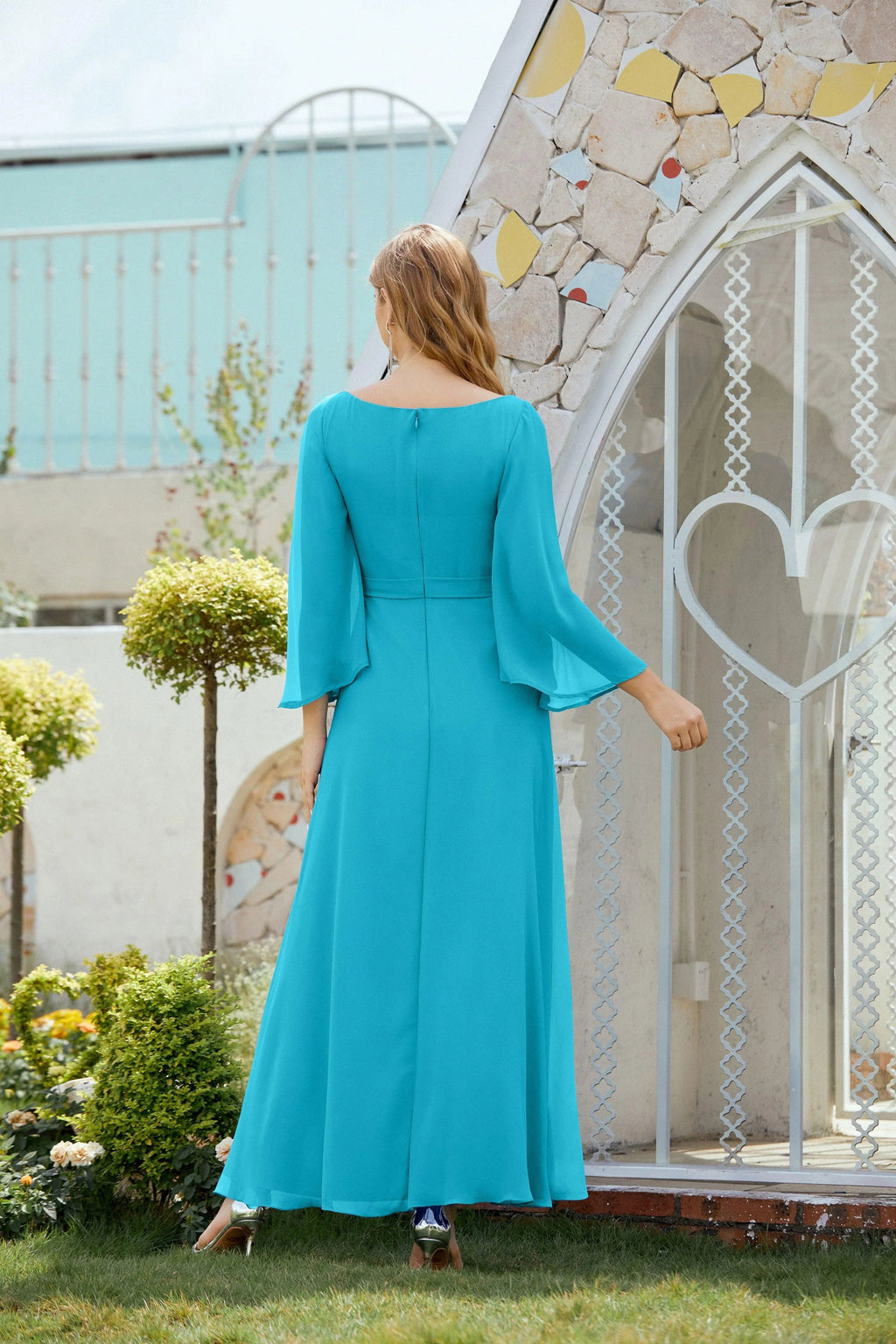 Sunnderly Mother of The Bride Dresses Formal Prom Dress for Wedding Guest SY28012