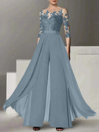 A-Line/Princess Mother of the Bride Dresses with Applique