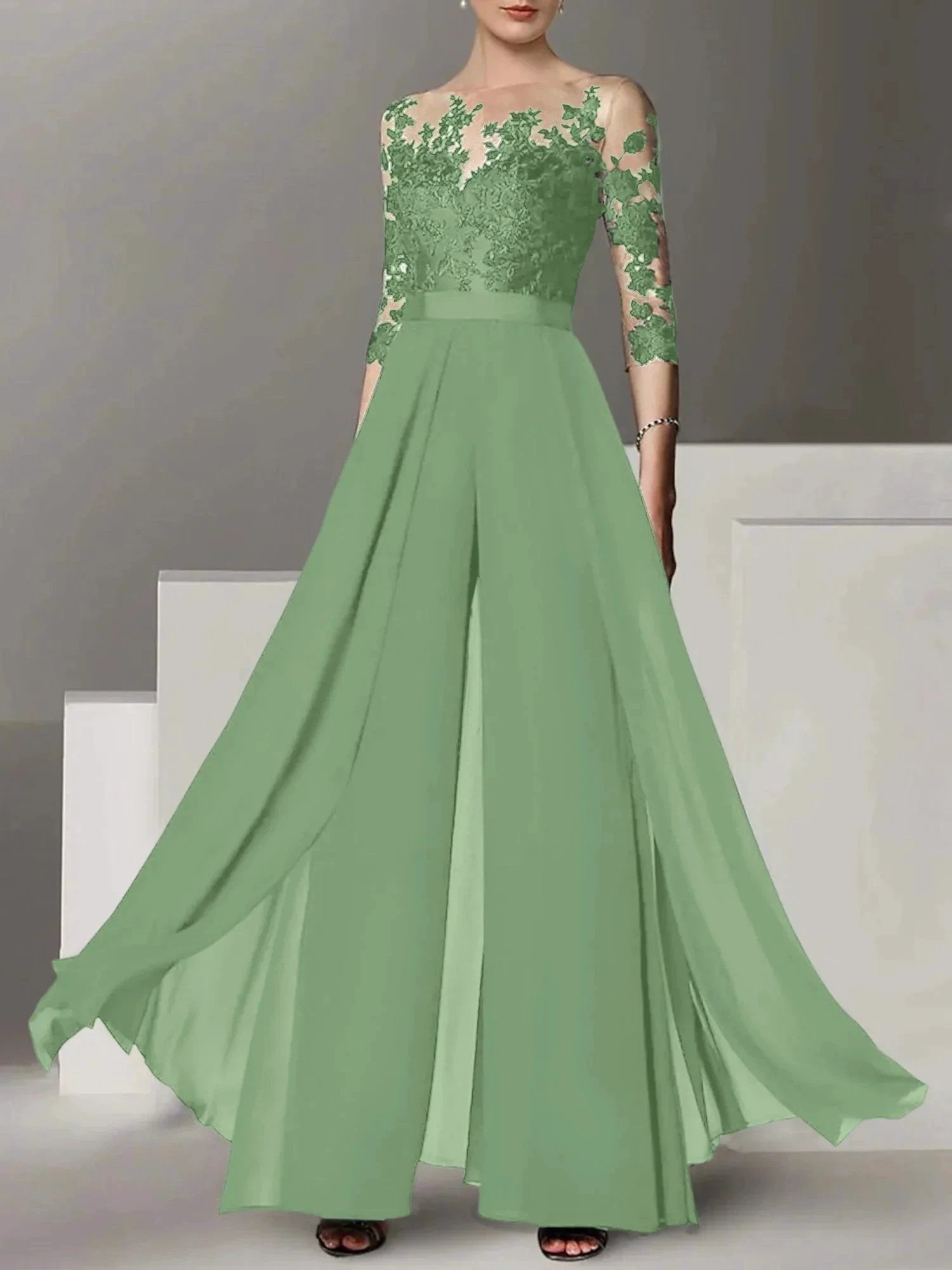 A-Line/Princess Mother of the Bride Dresses with Applique