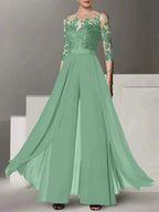 A-Line/Princess Mother of the Bride Dresses with Applique