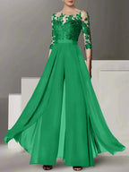 A-Line/Princess Mother of the Bride Dresses with Applique
