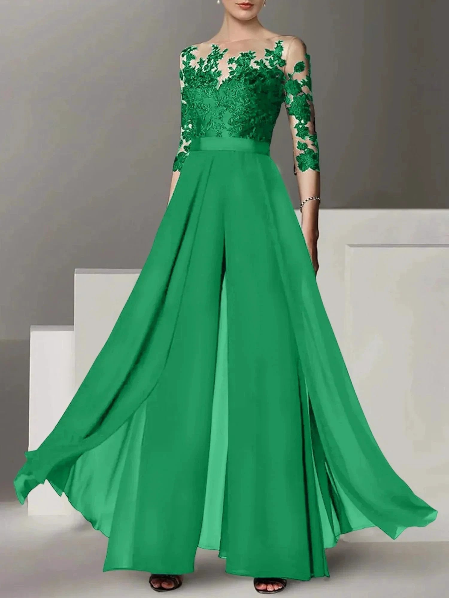 A-Line/Princess Mother of the Bride Dresses with Applique