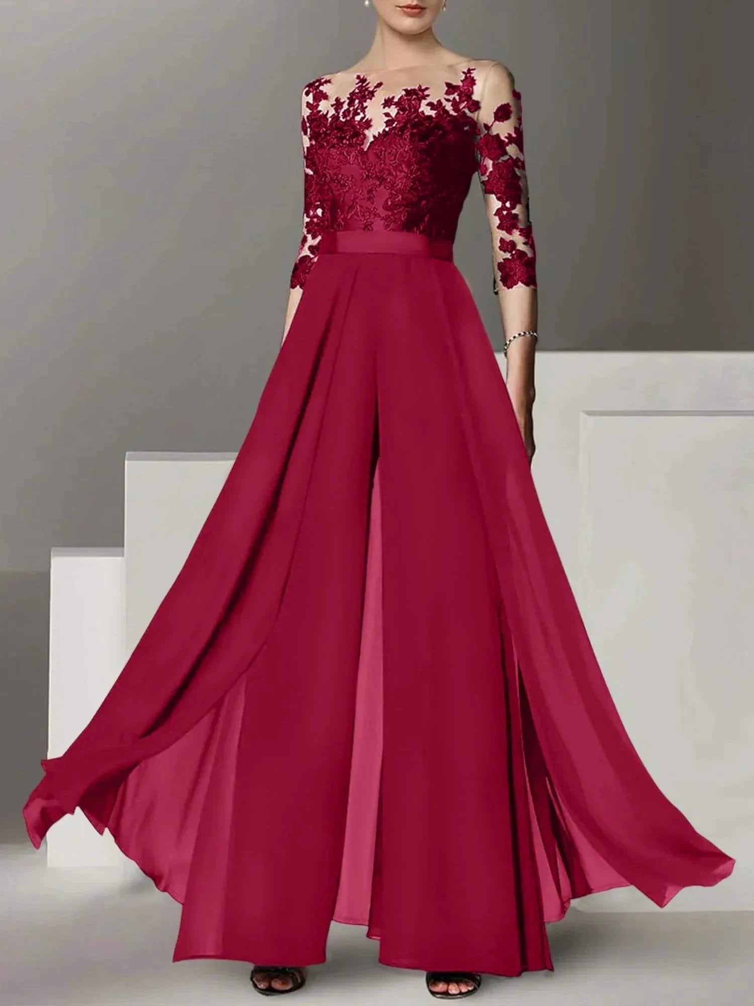 A-Line/Princess Mother of the Bride Dresses with Applique