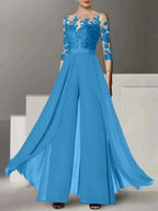 A-Line/Princess Mother of the Bride Dresses with Applique