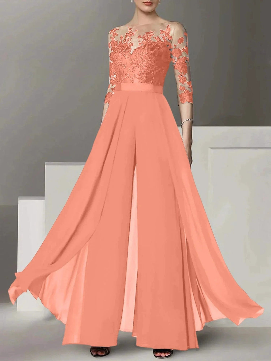 A-Line/Princess Mother of the Bride Dresses with Applique