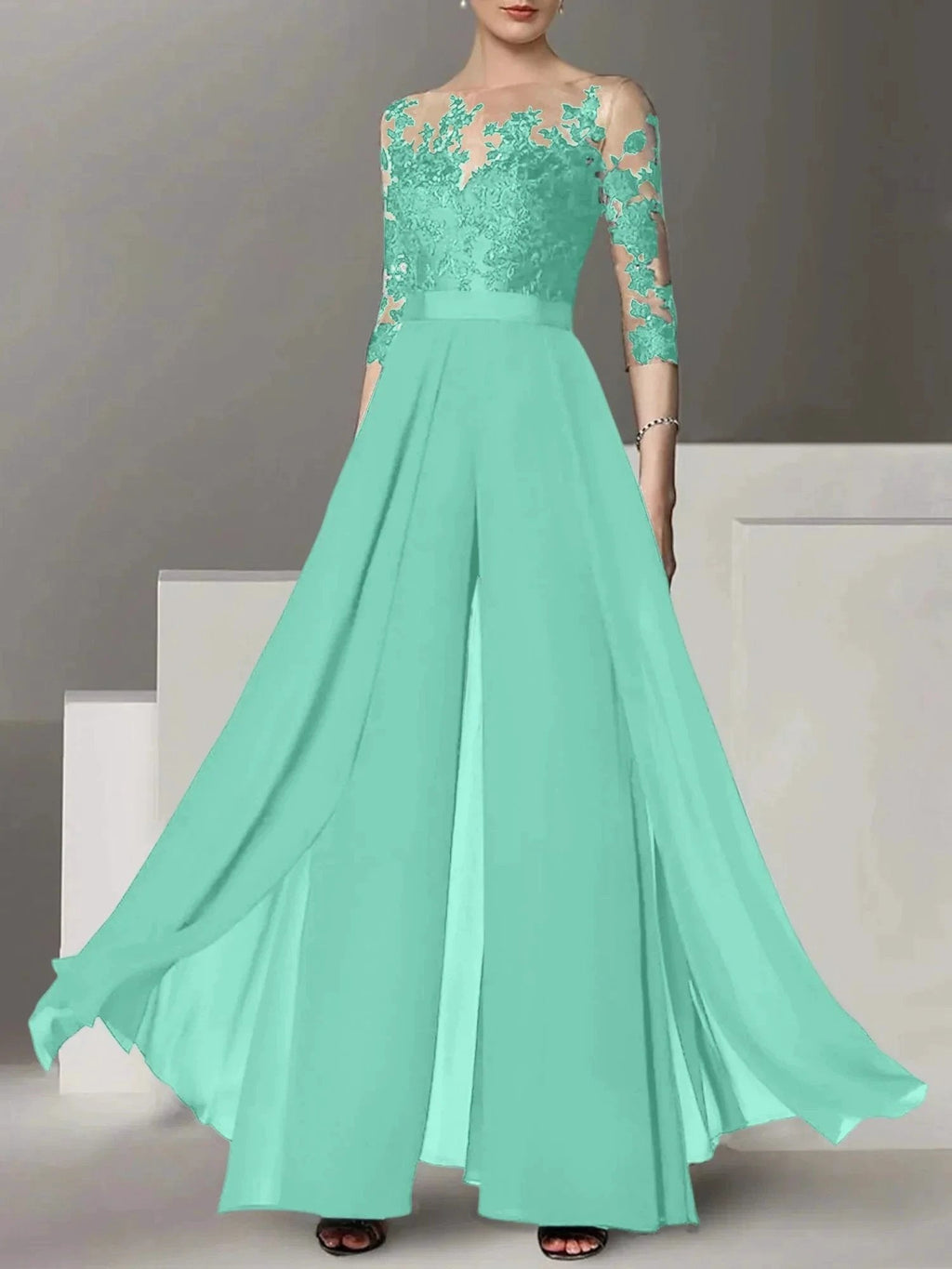 A-Line/Princess Mother of the Bride Dresses with Applique