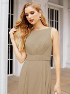 Numbersea Bridesmaid Dresses for Wedding Ruffles Long Formal Prom Gowns 28039