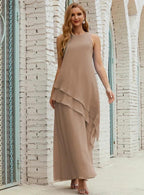 Chiffon Long Plus Size Mother of Bride Dresses Formal Bridesmaid Prom Gown SY28019