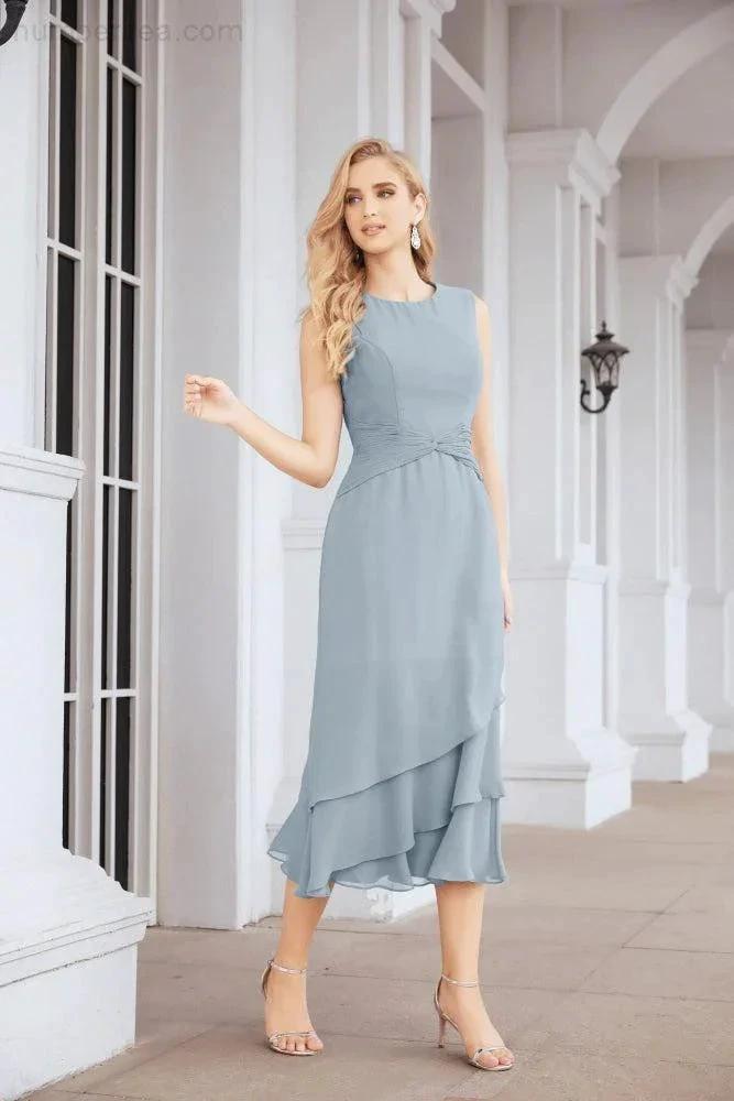 Sunnderly Two-Piece A-line Mother of The Bride Dress Formal Party Gown Dress SY28072
