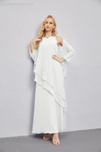 Mother of Bride Dresses with Open Front Lightweight Cardigan Formal Prom Gown  28081