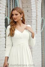 Numbersea Bridesmaid Dress Chiffon Formal Party Dress Evening Dress 28016