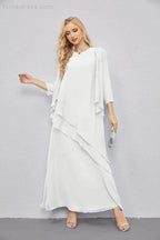 Mother of Bride Dresses with Open Front Lightweight Cardigan Formal Prom Gown  28081