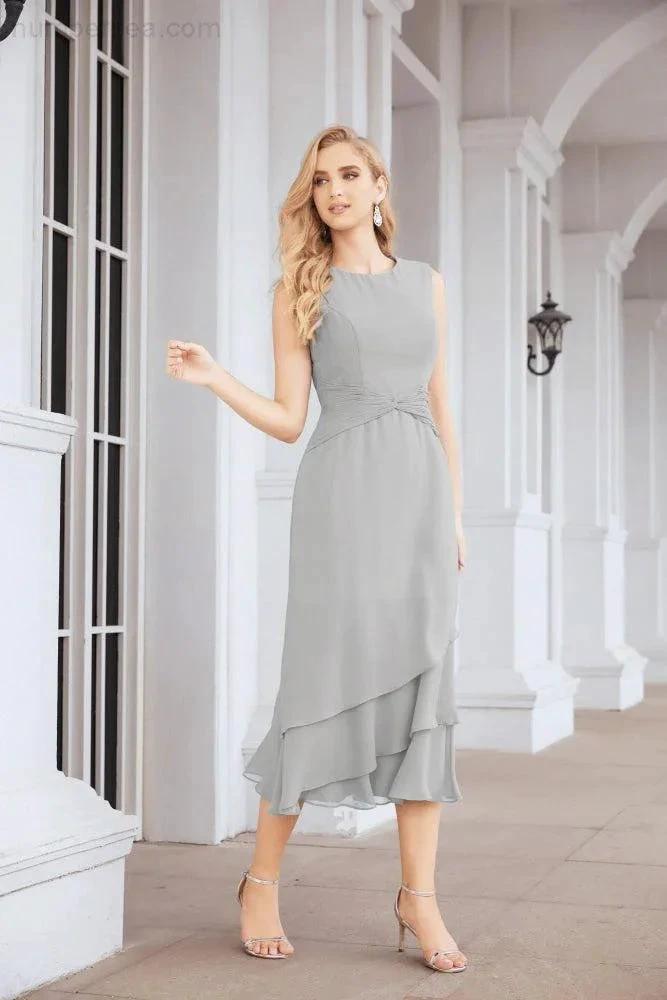 Sunnderly Two-Piece A-line Mother of The Bride Dress Formal Party Gown Dress SY28072