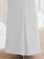 Sunnderly Formal Party Gown Dress Long Mother of The Bride Dresses with Ruffle Cape SY28026