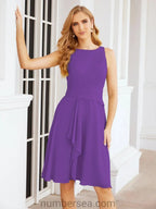 Sunnderly Mother of The Bride Dresses Prom Dress Casual Pleated Dress  SY28065