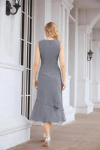Sunnderly Two-Piece A-line Mother of The Bride Dress Formal Party Gown Dress SY28072