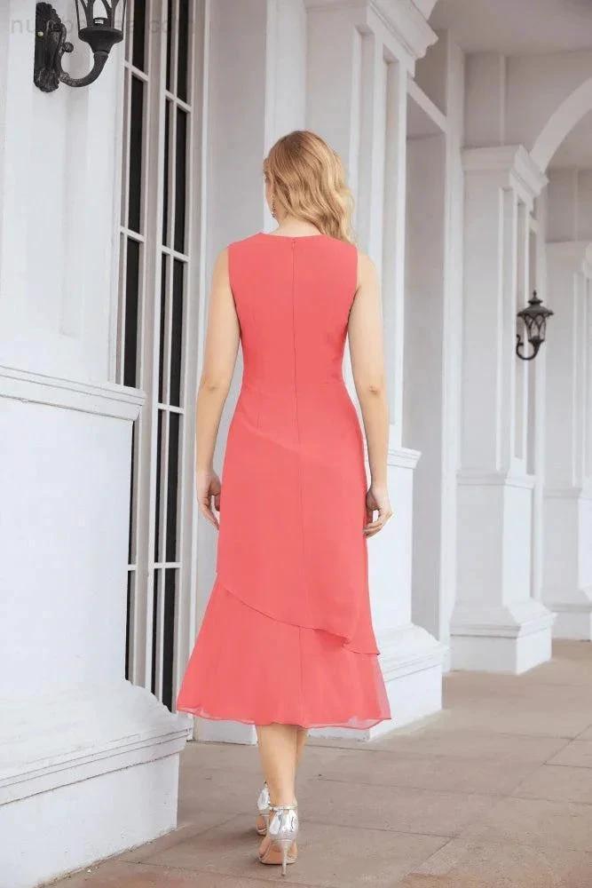 Sunnderly Two-Piece A-line Mother of The Bride Dress Formal Party Gown Dress SY28072