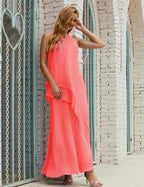 Chiffon Long Plus Size Mother of Bride Dresses Formal Bridesmaid Prom Gown SY28019