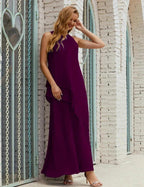 Chiffon Long Plus Size Mother of Bride Dresses Formal Bridesmaid Prom Gown SY28019