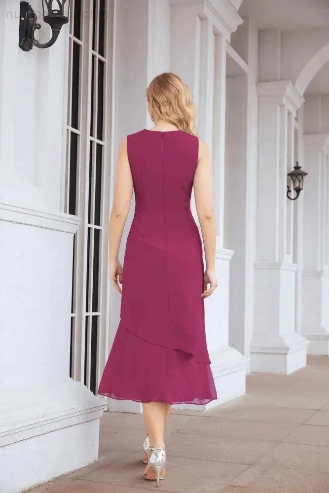 Sunnderly Two-Piece A-line Mother of The Bride Dress Formal Party Gown Dress SY28072