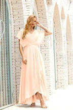 Numbersea  Mother of The Bride Dresses Plus Size V-Neck Floor Length Formal Prom Dress for Wedding Guest 28020