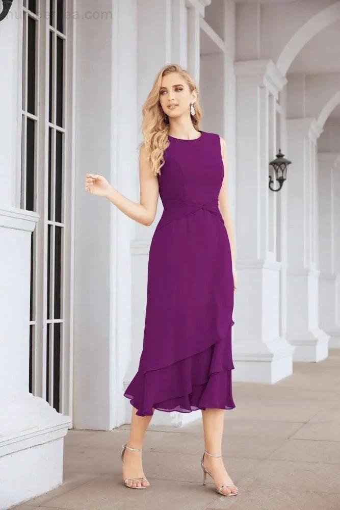 Sunnderly Two-Piece A-line Mother of The Bride Dress Formal Party Gown Dress SY28072