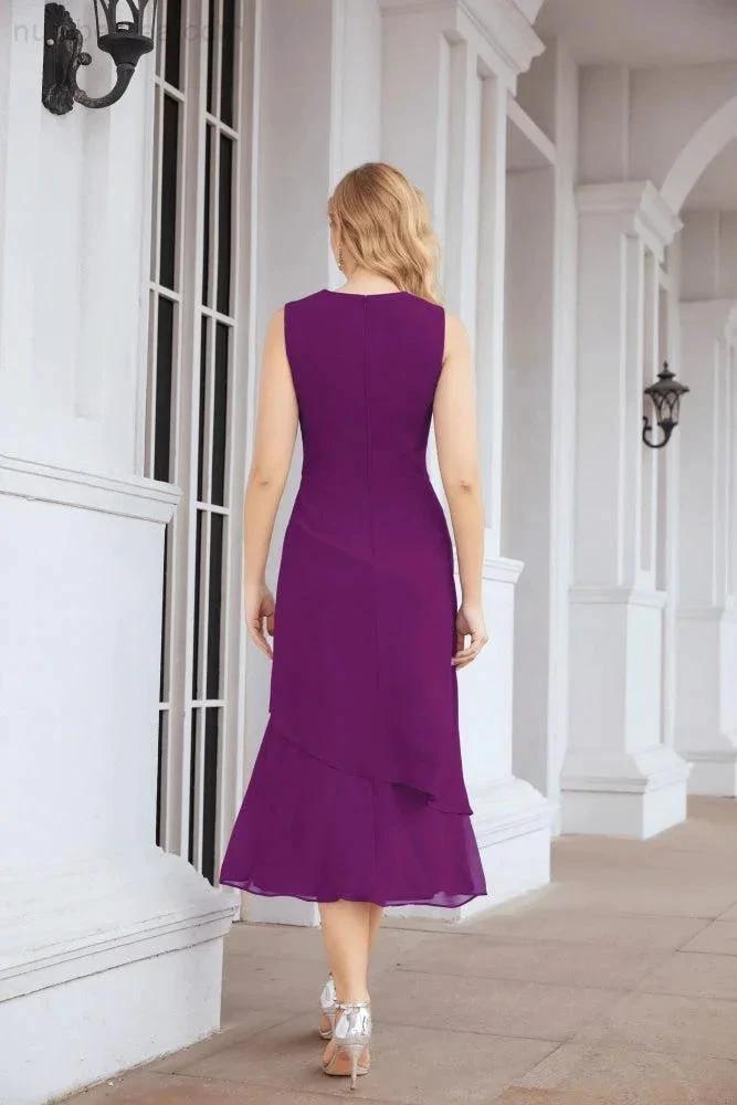 Sunnderly Two-Piece A-line Mother of The Bride Dress Formal Party Gown Dress SY28072