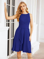 Sunnderly Mother of The Bride Dresses Prom Dress Casual Pleated Dress  SY28065