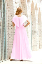 Numbersea  Mother of The Bride Dresses Plus Size V-Neck Floor Length Formal Prom Dress for Wedding Guest 28020